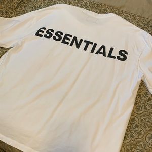 Fear of God Essentials white tee